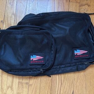 Goruck Packing Cubes Pair Black NEW